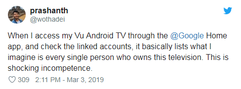 Android TV曝出bug 或導致使用者私人照片洩露Android TV新漏洞：你的照片可能出現在他人的電視中！