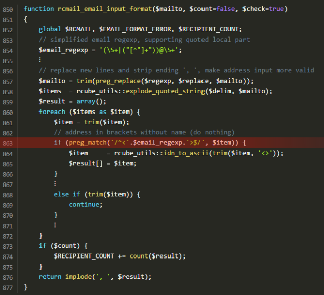 Roundcube 1.2.2：通過郵件執行命令